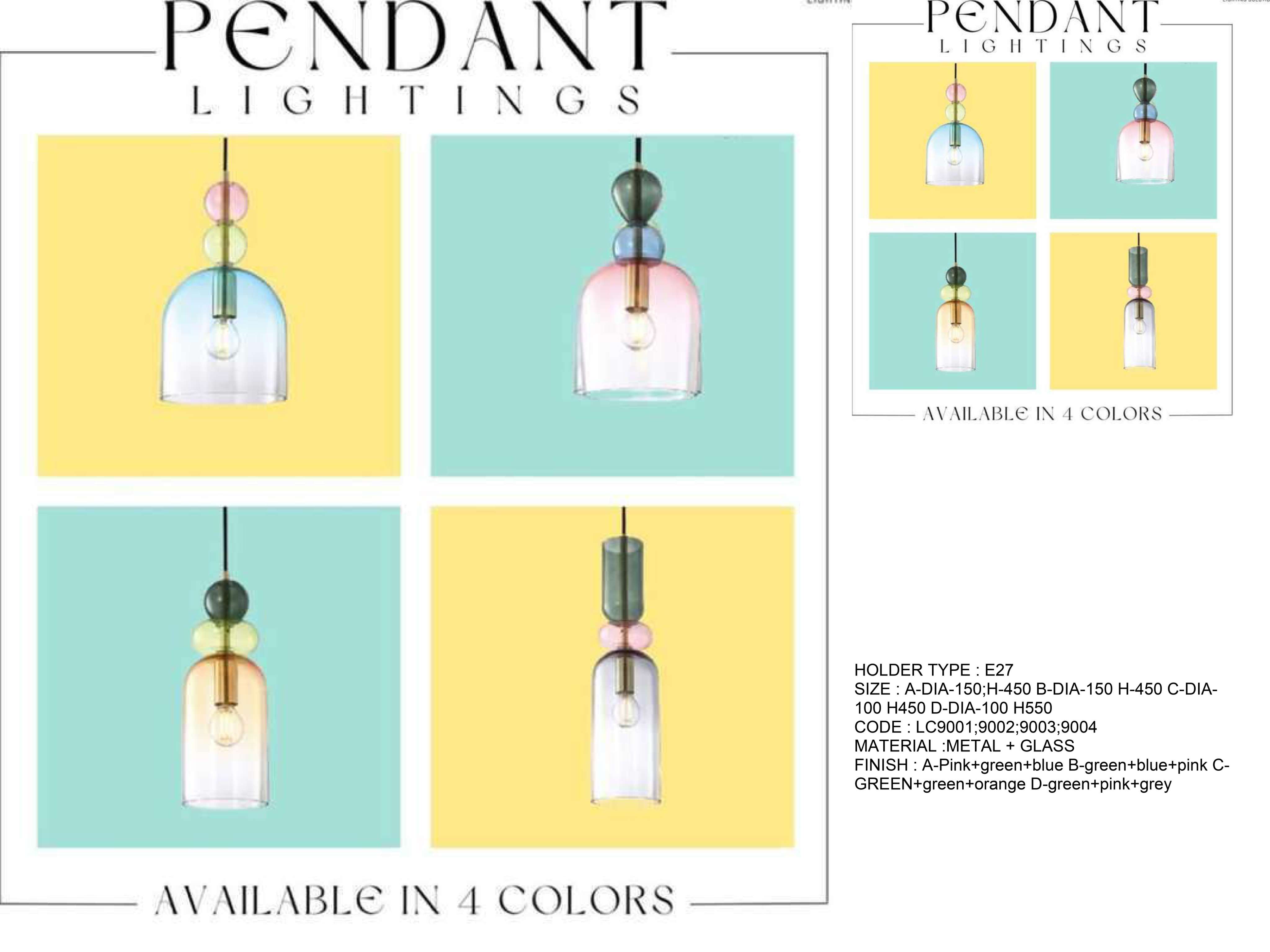 Beyond Lights - Glass Pendant Light- LCHL